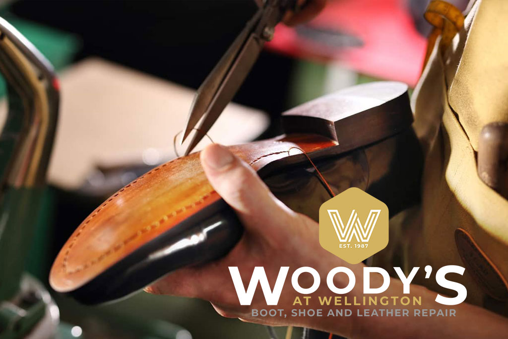 Woody's at Wellington Palm Beach Florida boot, shoe and leather repair